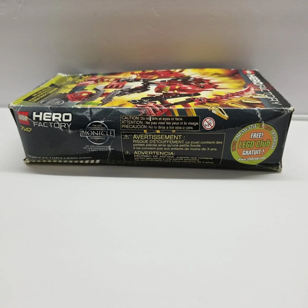 LEGO Hero Factory 7147 Xplode NEW Sealed RARE 2010 Box Damaged